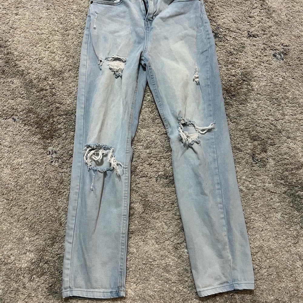 Indigo Rein Distressed Light Blue Women's Jeans